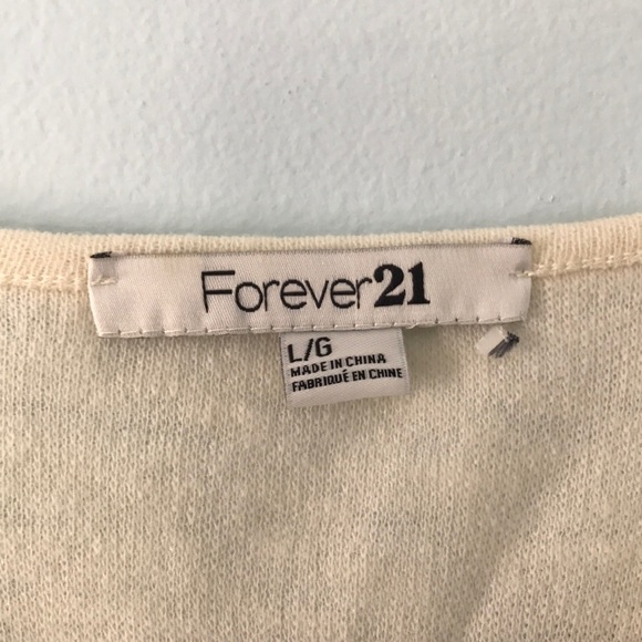 Forever 21 1980s style sweater, size large - Picture 5 of 7
